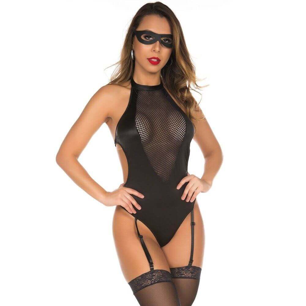 Fantasia Pimenta Sexy - Body Tiazinha Liga | Tamanho Único - 1