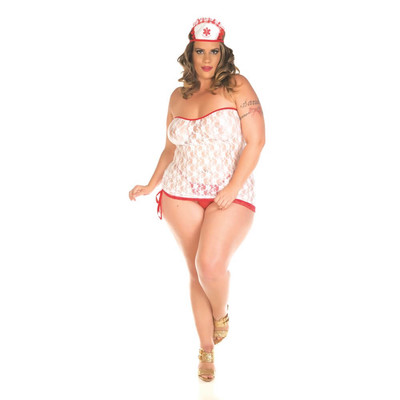 Fantasia Pimenta Sexy - Enfermeira Sexy Plus Size