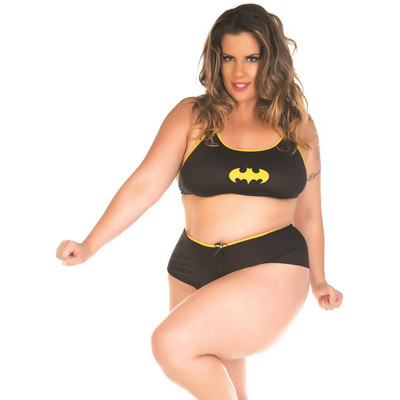 Foto 1 do produto Fantasia Pimenta Sexy - Mini Bat Girl Plus Size