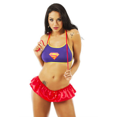 Foto 1 do produto Fantasia Pimenta Sexy - Mini Super Girl