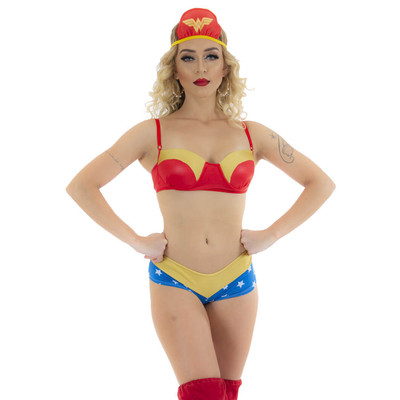 Foto 1 do produto Fantasia Mulher Maravilha II - Pimenta Sexy | Tamanho Único