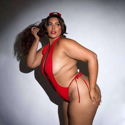 Foto 3 do produto Fantasia Salva Vidas - Exclusiva Lingerie | Tamanho Plus Size
