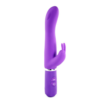 Foto 2 do produto Fantasy Bliss - Vibrador Ponto G com 10 Funções de Vibração, Pulsação e Estimulador de Clitóris em Forma de  Coelho á Prova D' Água - 21 x 3 cm | Disponível em Duas Cores