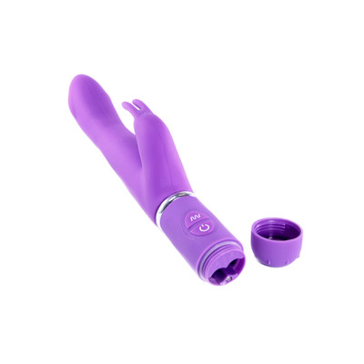Foto 3 do produto Fantasy Bliss - Vibrador Ponto G com 10 Funções de Vibração, Pulsação e Estimulador de Clitóris em Forma de  Coelho á Prova D' Água - 21 x 3 cm | Disponível em Duas Cores