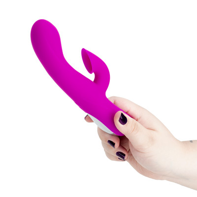 Vibrador Estimulador de Clítoris e Ponto G com Sucção e 12 Modos de Vibração - Pretty Love Anthony | 11 x 3,5 cm