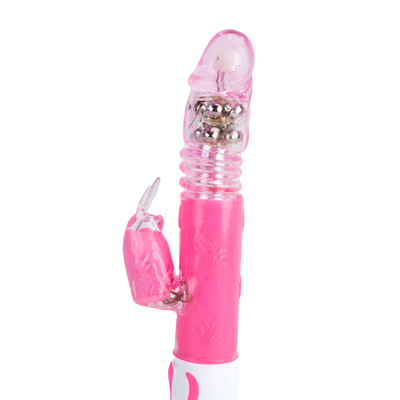 Foto 6 do produto Vibrador com Estimulador Clitoriano, 12 Modos de Vibração e 4 Modos de Rotação - Lybaile Fascination | 14 x 4 cm