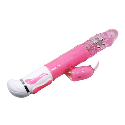Foto 3 do produto Vibrador com Estimulador Clitoriano, 12 Modos de Vibração e 4 Modos de Rotação - Lybaile Fascination | 14 x 4 cm