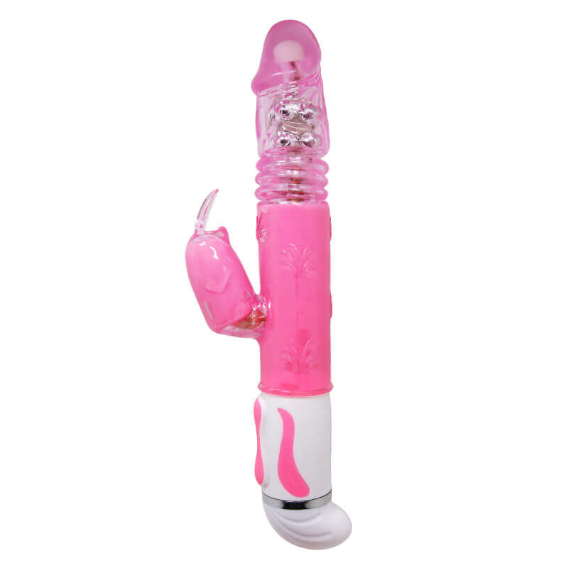 Vibrador com Estimulador Clitoriano, 12 Modos de Vibração e 4 Modos de Rotação - Lybaile Fascination | 14 x 4 cm - 4