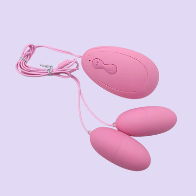 Foto 5 do produto Cápsula Vibratória Dupla com Controle e 20 Modos de Vibração - Fashionable Vibrating Egg