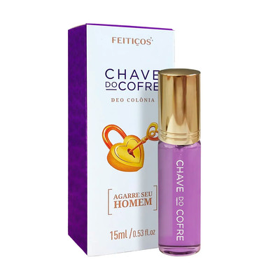 Deo Colônia com Fragrância para Atrair o Homem - Feitiços Aromáticos Chave do Cofre | 15 ml