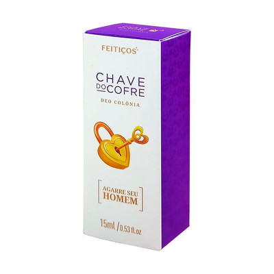 Deo Colônia com Fragrância para Atrair o Homem - Feitiços Aromáticos Chave do Cofre | 15 ml