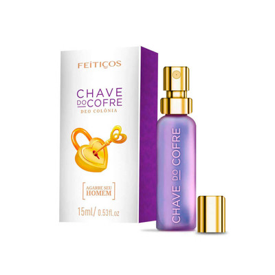 Deo Colônia com Fragrância para Atrair o Homem - Feitiços Aromáticos Chave do Cofre | 15 ml