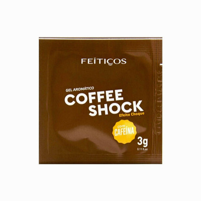 Feitiços Aromáticos Coffee Shock Sachê - Gel Aromático com Efeito Eletrizante Sabor Cafeína - 3g