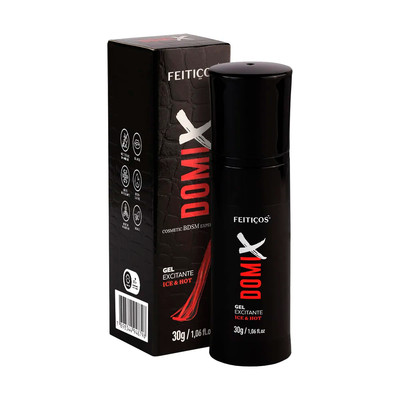 Gel Excitante Beijável com Efeito Ice & Hot - Feitiços Aromáticos DOMIX | 30 g