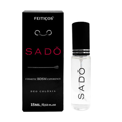 Deo Colônia com Aroma Afrodisíaco - Feitiços Aromáticos Sadô | 15 ml