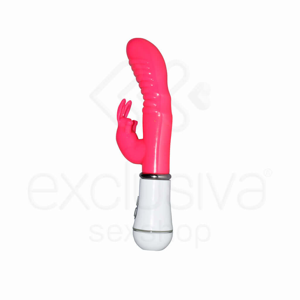 Female Masturbation - Vibrador com Estimulador de Clitóris e 10 Modos de Vibração - 22 x 3,5 cm | Cor: Rosa - 3