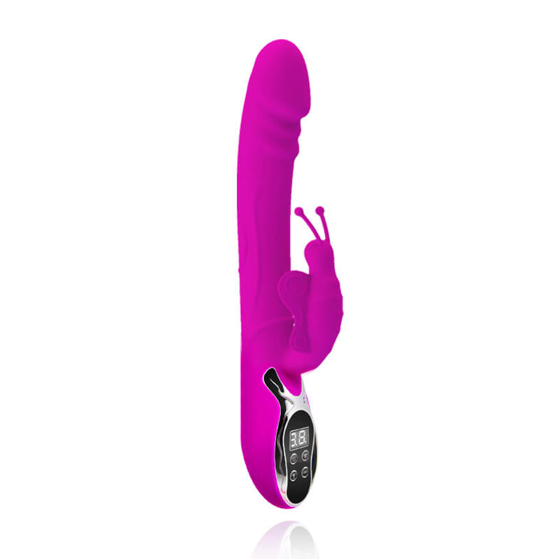Female Vibrator - Vibrador Estimulador de Clítoris, Recarregável com 12 Níveis de Vibração e Auto Aquecimento - 26 x 4 cm - 3