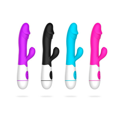 Foto 1 do produto Vibrador Estimulador de Ponto G e Clítoris com 30 Níveis de Vibração, Glande e Recarregável - Female Vibrator | 10 x 3 cm | Disponível em 4 Cores
