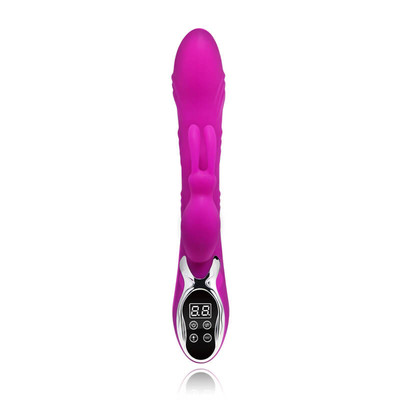 Foto 4 do produto Female Vibrator - Vibrador Estimulador de Ponto G e Clítoris, Recarregável com 12 Níveis de Vibração e Auto Aquecimento - 24  x 4 cm