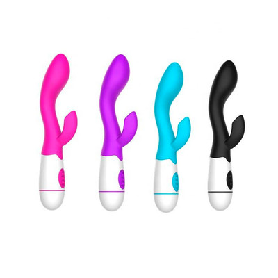 Vibrador Estimulador de Ponto G e Clítoris, Recarregável com 30 Níveis de Vibração - Female Vibrator | 10 x 3 cm | Disponível em 4 Cores