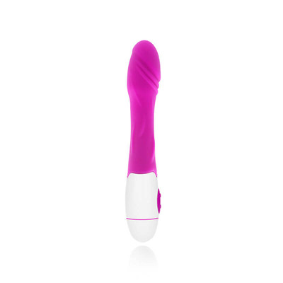 Foto 3 do produto Vibrador Estimulador de Ponto G com Glande, Texturas e 30 Níveis de Vibração - Female Vibrator | 12 x 3 cm