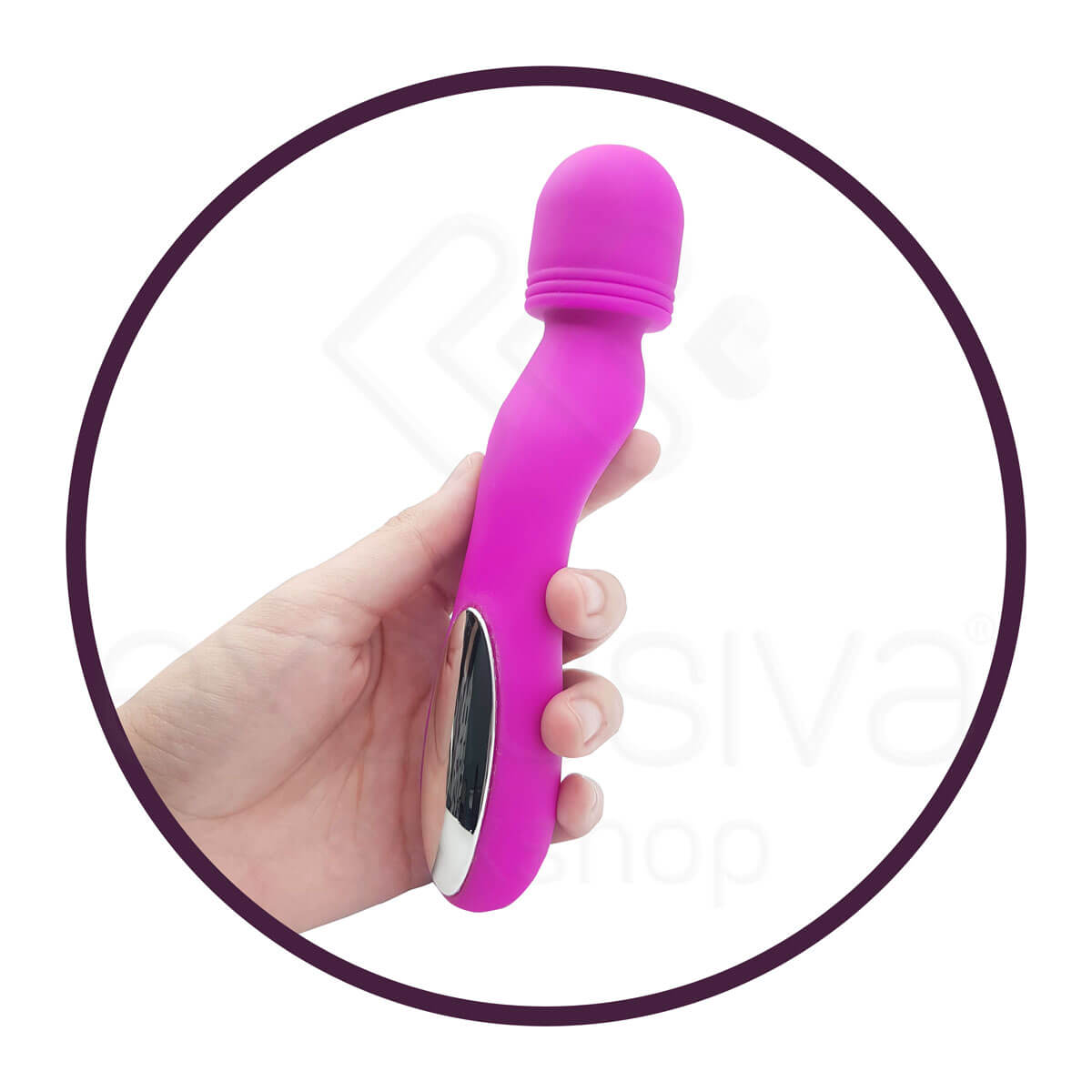 Female Vibrator - Vibrador Ponto G Recarregável em Silicone Soft Touch com 30 Modos de Vibração e à Prova D Água - 17 x 3,5 cm - 2