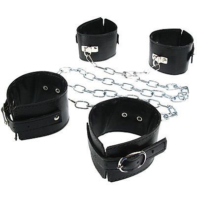 Algema Dupla para Punhos e Tornozelos - Fetiche Playgirl - 2