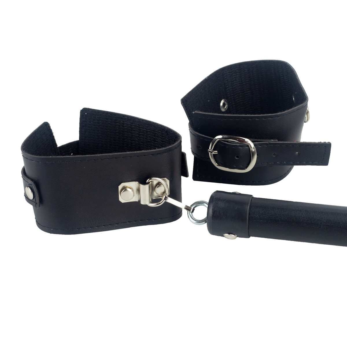 Separador de Braços com Algemas em Couro Sintético - Fetiche Playgirl | 45 cm - 3