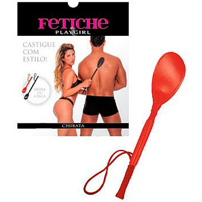 Foto 1 do produto Fetiche Playgirl - Chibata em Courvin - 30 cm | Cor: Vermelho
