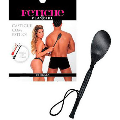 Fetiche Playgirl - Chibata em Courvin - 30 cm | Cor: Preto