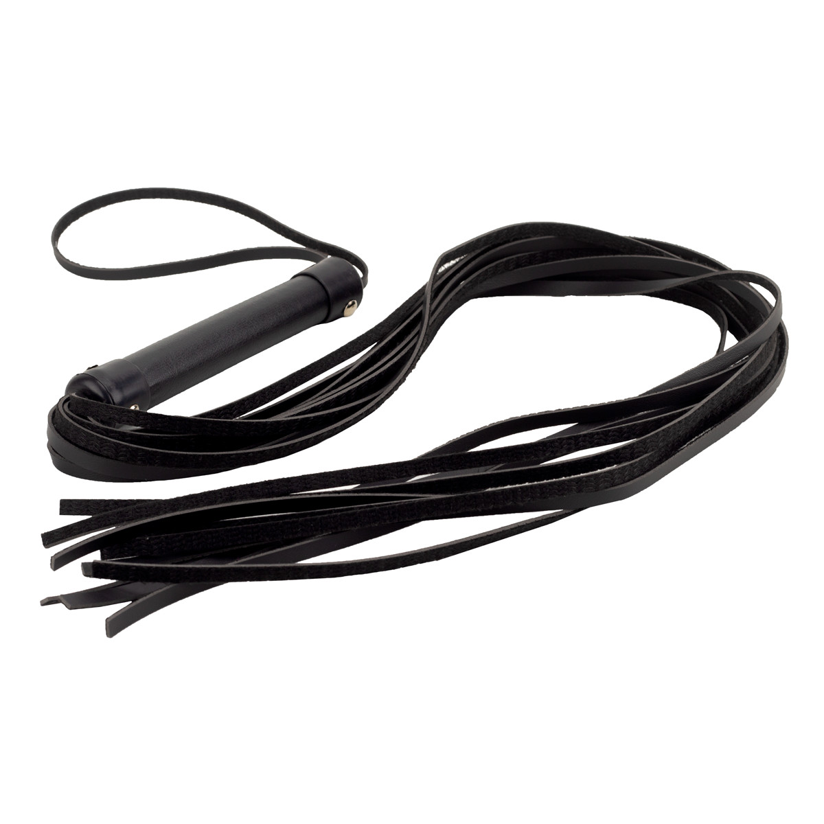 Chicote Longo em Couro Sintético com 9 Tiras e Alça de Segurança - Fetiche Playgirl | 90 cm - 2