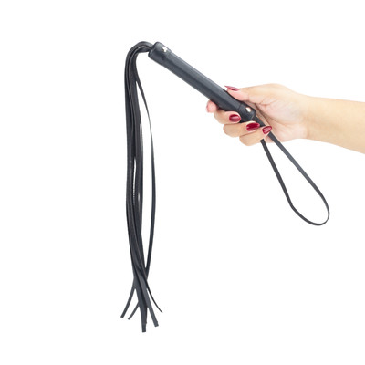 Chicote Curto em Courvin com 10 Tiras - Adão & Eva Fetiche Playgirl | 40 cm