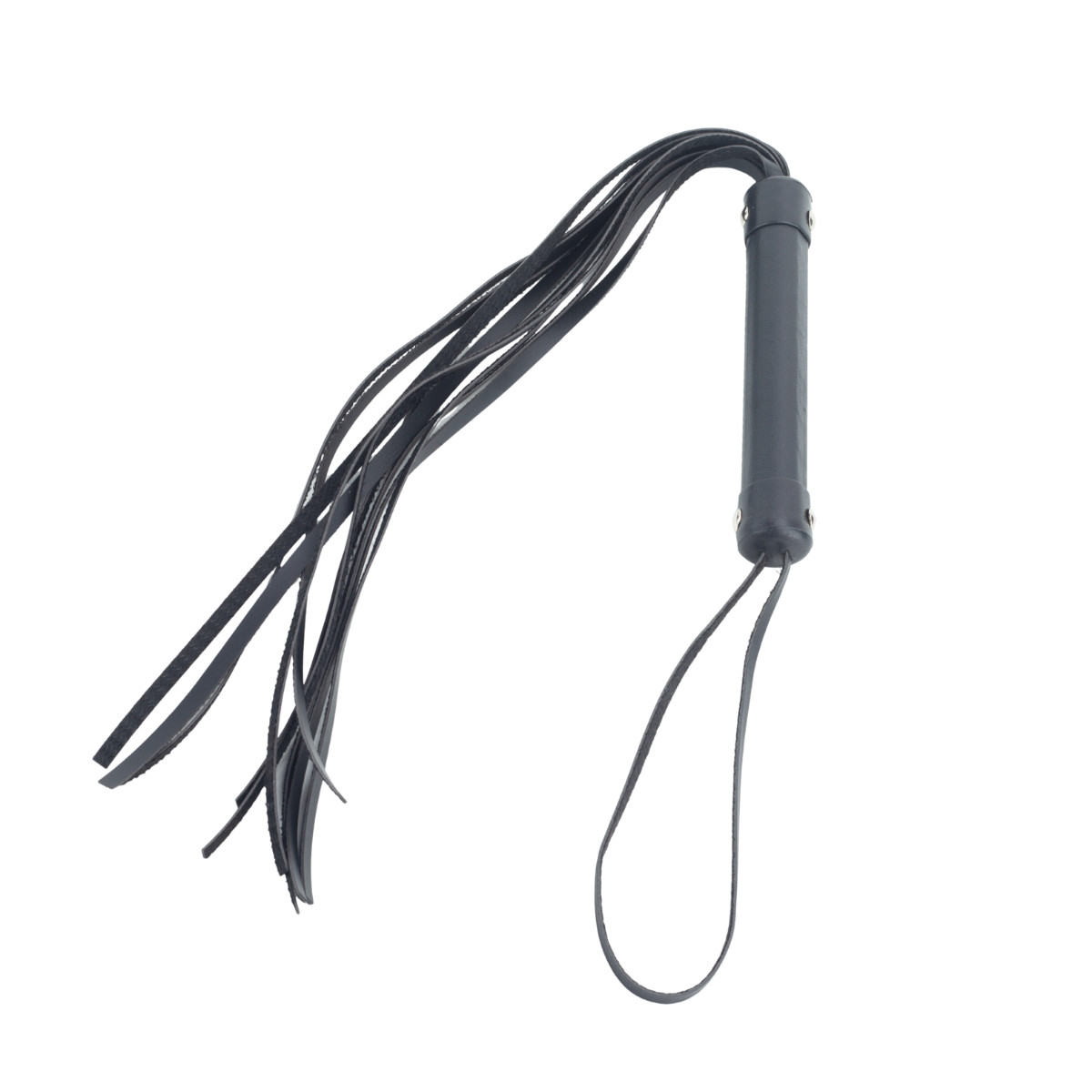 Chicote Curto em Courvin com 10 Tiras - Adão & Eva Fetiche Playgirl | 40 cm - 2