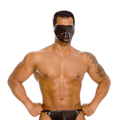 Focinheira com Tapa Olho e Regulagem para Cabeça - Adão & Eva Fetiche Playgirl | Tamanho Único