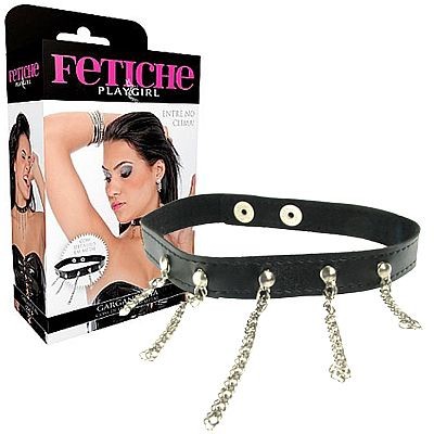 Fetiche Playgirl - Gargantilha com Detalhes em Metal