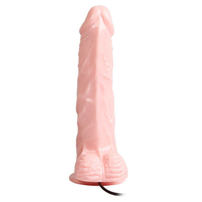 Foto 3 do produto Fiery Dong - Pênis Rotativo em PVC com Vibração Multivelocidade, Auto Aquecimento e Ventosa - 18,5 x 3,7 cm