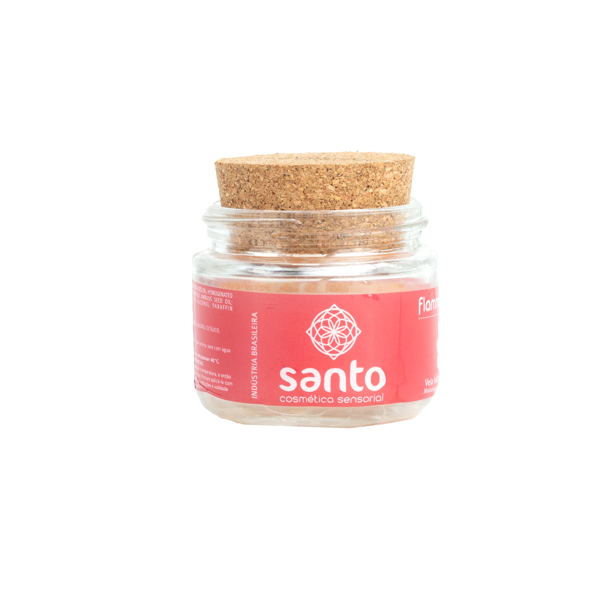 Vela Beijável para Sexo Oral - Santo Cosméticos Flamme D'Amour | Sabor: Morango - 3