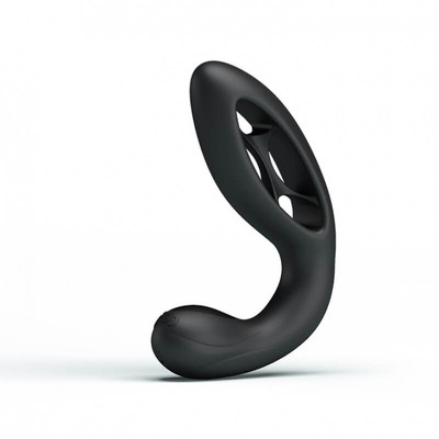Foto 2 do produto Flexible - Massageador de Próstata Flexível com Estimulador de Períneo e 7 Modos de Vibração - 12,5 x 4 cm