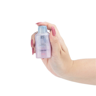 Foto 8 do produto Óleo Comestível para Sexo Oral - Sexy Hot Fogo & Gelo | 38 ml | Disponível em 4 Sabores