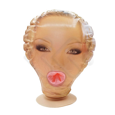 Foto 2 do produto Cabeça Inflável com 1 Orifício Penetrável e Ventosa - Fuktion Head Inflatable | 12 x 5 cm