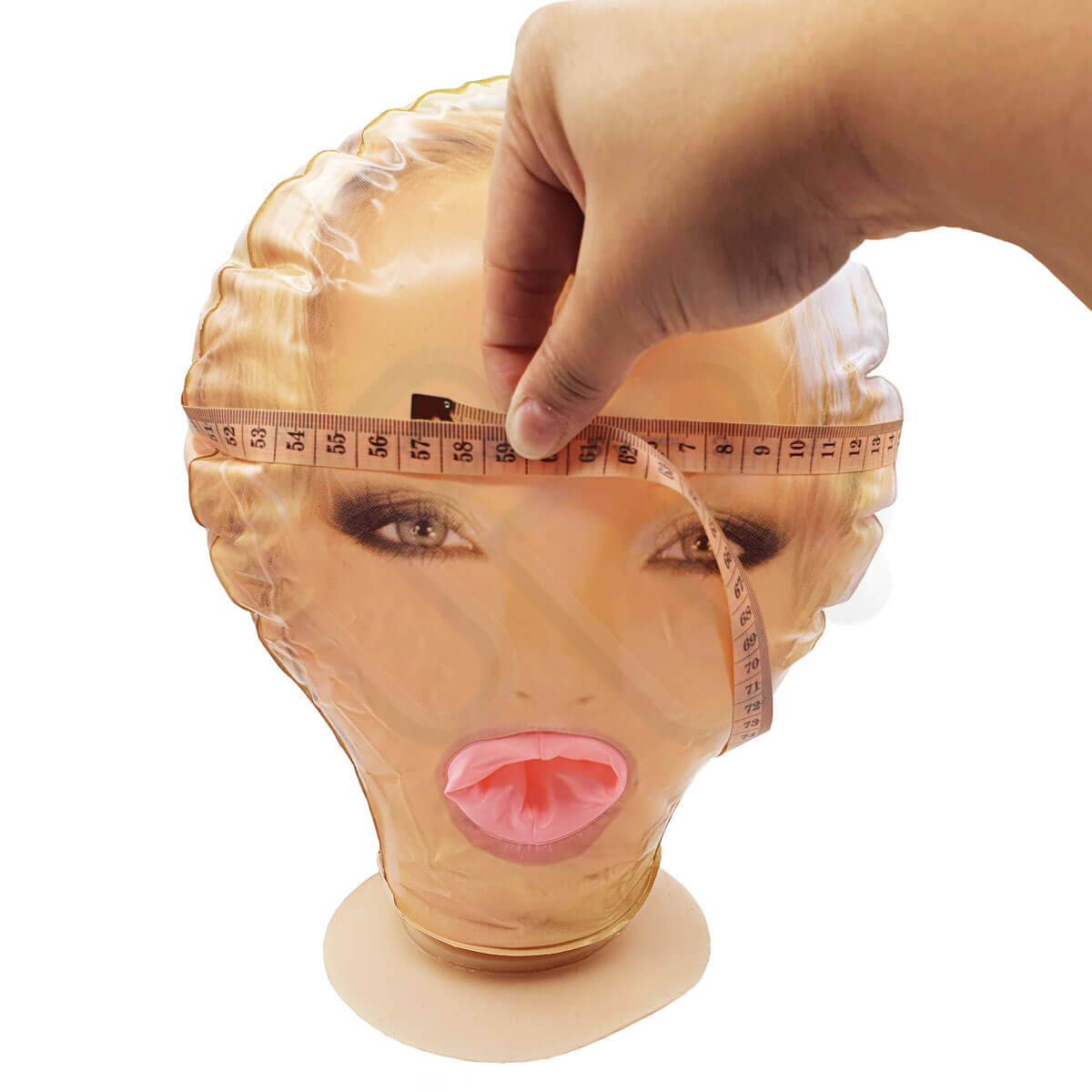 Cabeça Inflável com 1 Orifício Penetrável e Ventosa - Fuktion Head Inflatable | 12 x 5 cm - 5