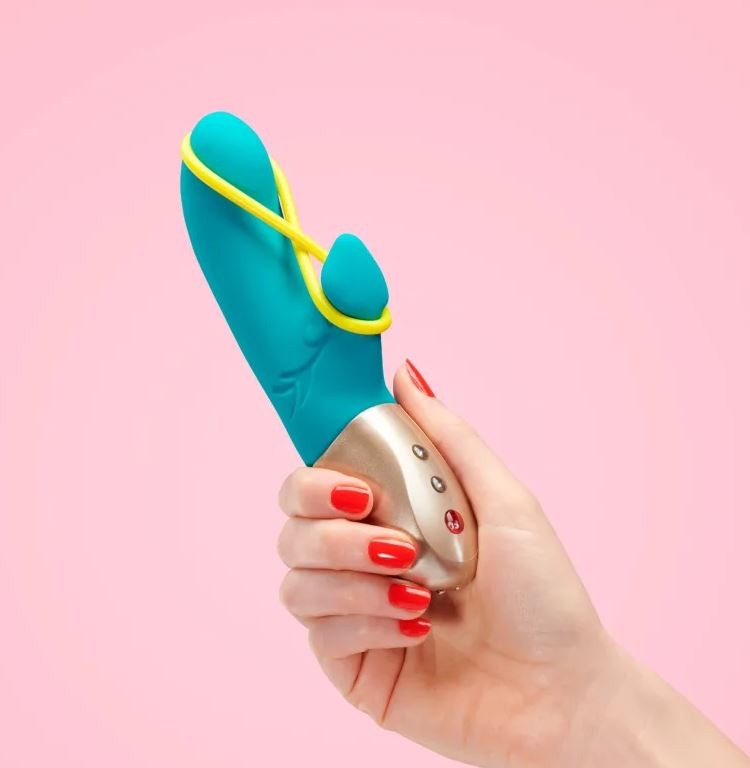 Vibrador Ponto G Recarregável em Silicone Soft Touch com Estimulador de Clítoris e 6 Modos de Vibração, a Prova D'Água - Fun Factory Amorino - 17,5 x 3 cm | Cor: Petrol - 3