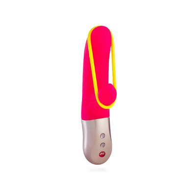Foto 7 do produto Vibrador Ponto G Recarregável em Silicone Soft Touch com Estimulador de Clítoris e 6 Modos de Vibração, a Prova D'Água - Fun Factory Amorino | 17,5 x 3 cm | Disponível em 2 Cores