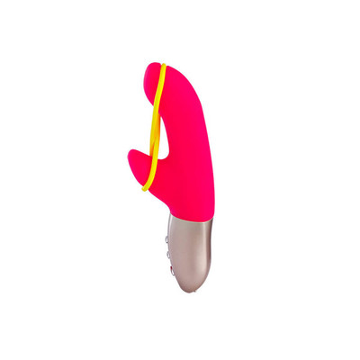 Foto 5 do produto Vibrador Ponto G Recarregável em Silicone Soft Touch com Estimulador de Clítoris e 6 Modos de Vibração, a Prova D'Água - Fun Factory Amorino | 17,5 x 3 cm | Disponível em 2 Cores
