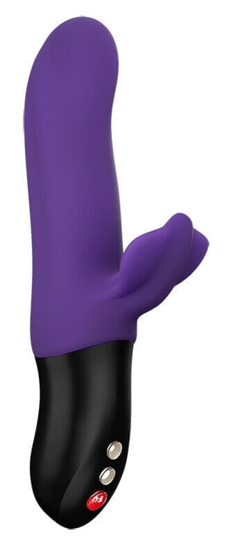 Fun Factory Bi Stronic Fusion - Pulsador Ponto G Recarregável em Silicone com Estimulador de Clítoris, 6 Modos de Vibração e 8 Modos de Pulsação que Imitam o Movimento de Vai e Vem - 21,5 x 4 cm | Cor: Roxo - 2