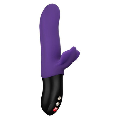 Foto 2 do produto Fun Factory Bi Stronic Fusion - Pulsador Ponto G Recarregável em Silicone com Estimulador de Clítoris, 6 Modos de Vibração e 8 Modos de Pulsação que Imitam o Movimento de Vai e Vem - 21,5 x 4 cm | Cor: Roxo