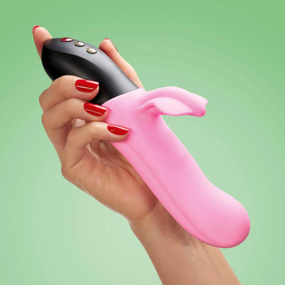 Fun Factory Bi Stronic Fusion - Pulsador Ponto G Recarregável em Silicone com Estimulador de Clítoris, 6 Modos de Vibração e 8 Modos de Pulsação que Imitam o Movimento de Vai e Vem - 21,5 x 4 cm | Cor: Rosa