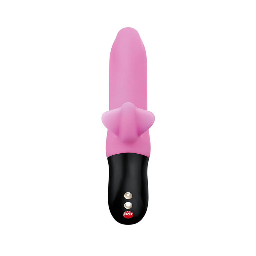 Fun Factory Bi Stronic Fusion - Pulsador Ponto G Recarregável em Silicone com Estimulador de Clítoris, 6 Modos de Vibração e 8 Modos de Pulsação que Imitam o Movimento de Vai e Vem - 21,5 x 4 cm | Cor: Rosa - 3