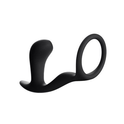 Foto 3 do produto Fun Factory Bootie Ring - Anel Peniano em Silicone Soft Touch com Plug Anal e Estimulador de Próstata - 6,3 x 3 cm
