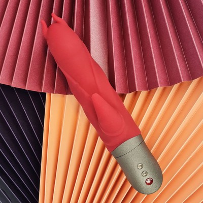 Foto 1 do produto Vibrador em Silicone Soft Touch com Estimulador de Clitóris e 6 Modos de Vibração, a Prova D'Água - Fun Factory Darling Devil | 20,5 x 3,5 cm | 2 Cores